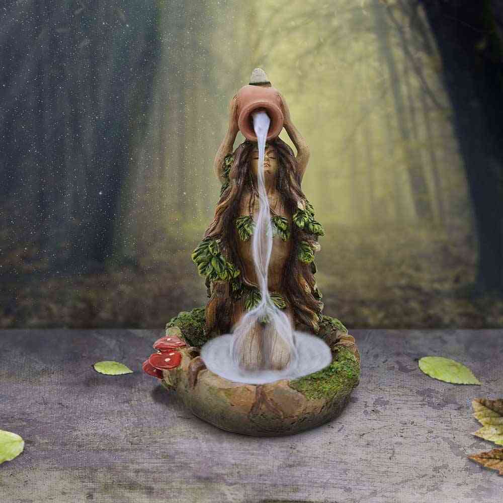 Nemesis Now - Forest Maiden 12.5cm Backflow Incense burner - Multicolours